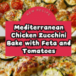 Mediterranean Chicken Zucchini Bake Recipe