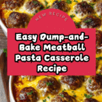 Dump-and-Bake Meatball Casserole Recipe