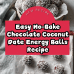 Easy Chocolate Coconut Date Energy Balls Recipe
