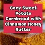 Cinnamon Honey Butter Sweet Potato Cornbread Recipe