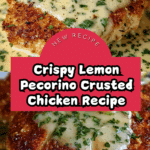 Lemon Pecorino Crusted Chicken Recipe