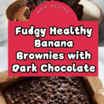 Healthy Banana Brownies Recipe