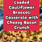 Loaded Cauliflower and Broccoli Casserole Recipe