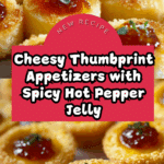 Cheesy Thumbprint Appetizers with Hot Pepper Jelly Recipe