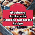 Blueberry Buttermilk Pancake Casserole Recipe
