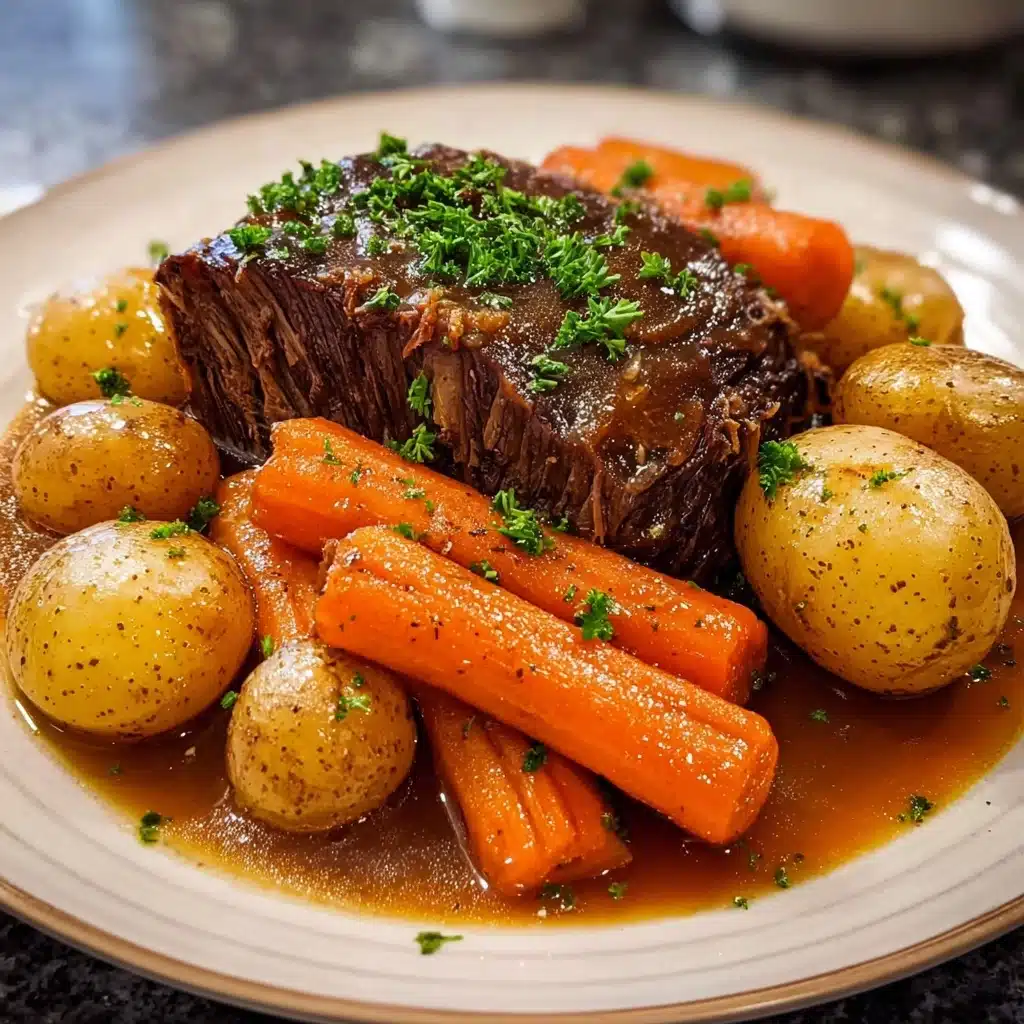Pot Roast Slow Cooker Recipe - Recipe Image