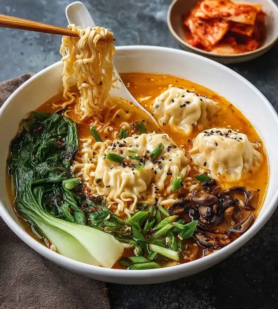 Dumpling Ramen Bowl Recipe