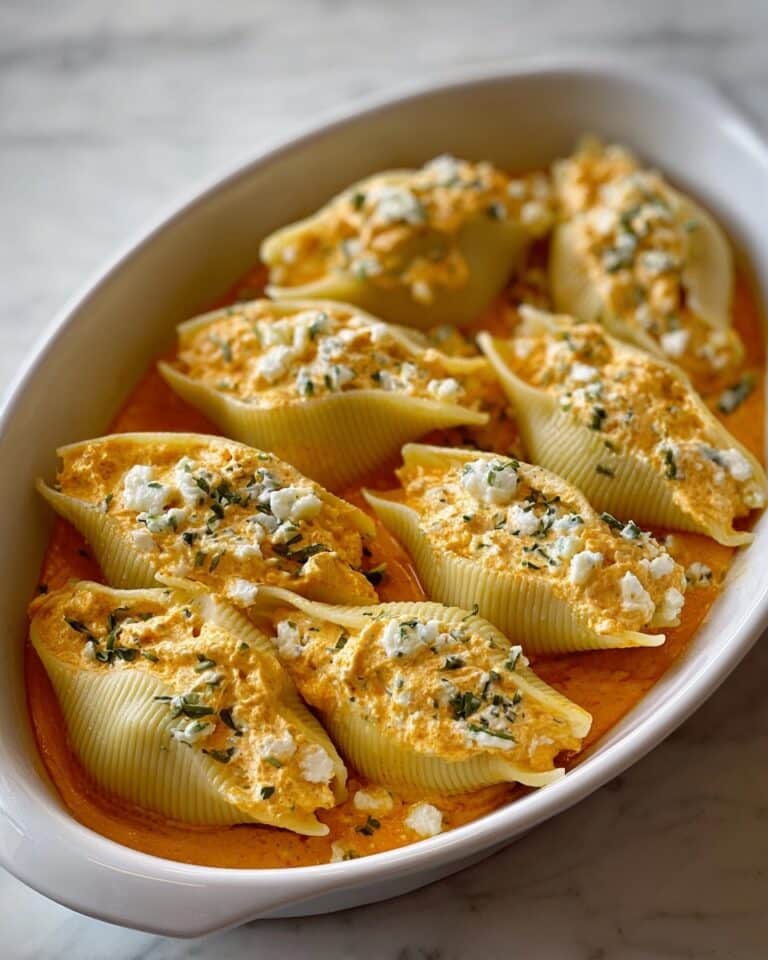 Creamy Pumpkin Ricotta Stuffed Shells Recipe