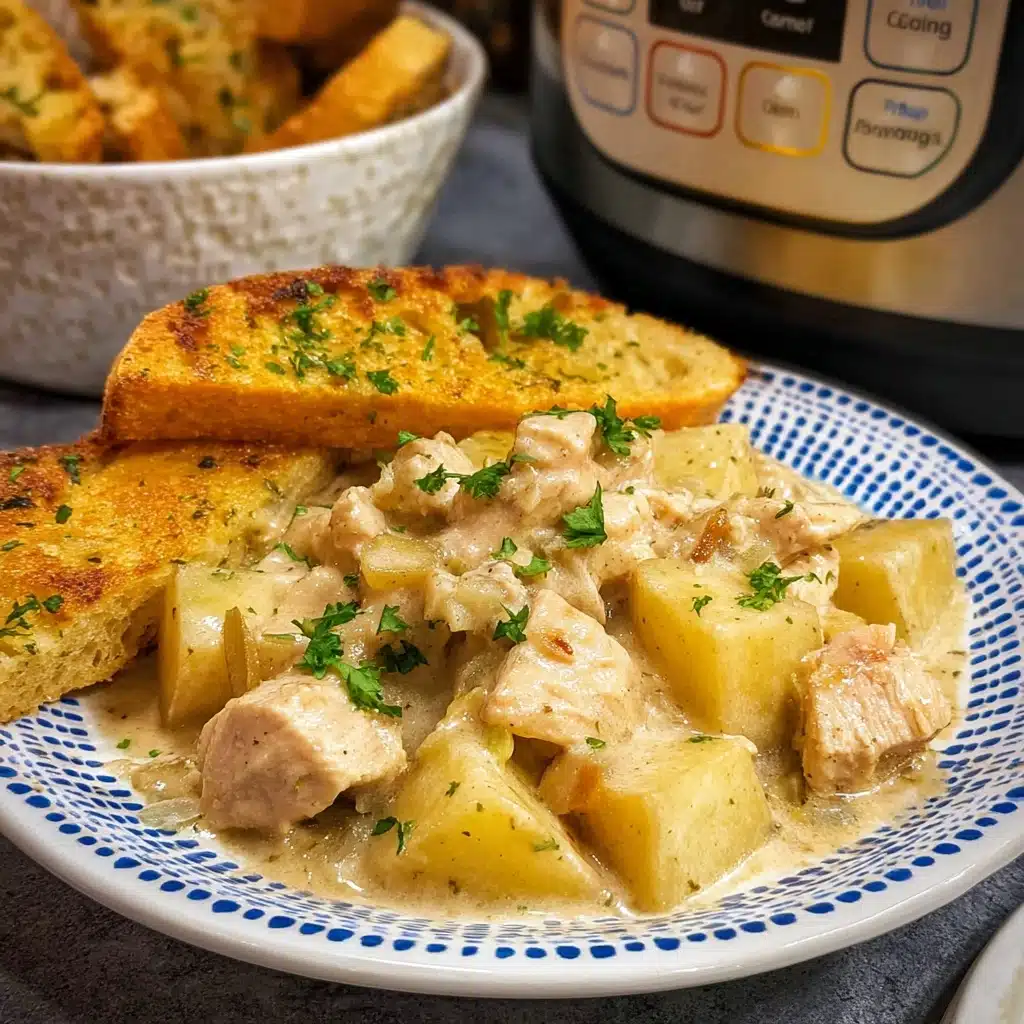 Garlic Parmesan Crockpot Chicken and Potatoes Recipe