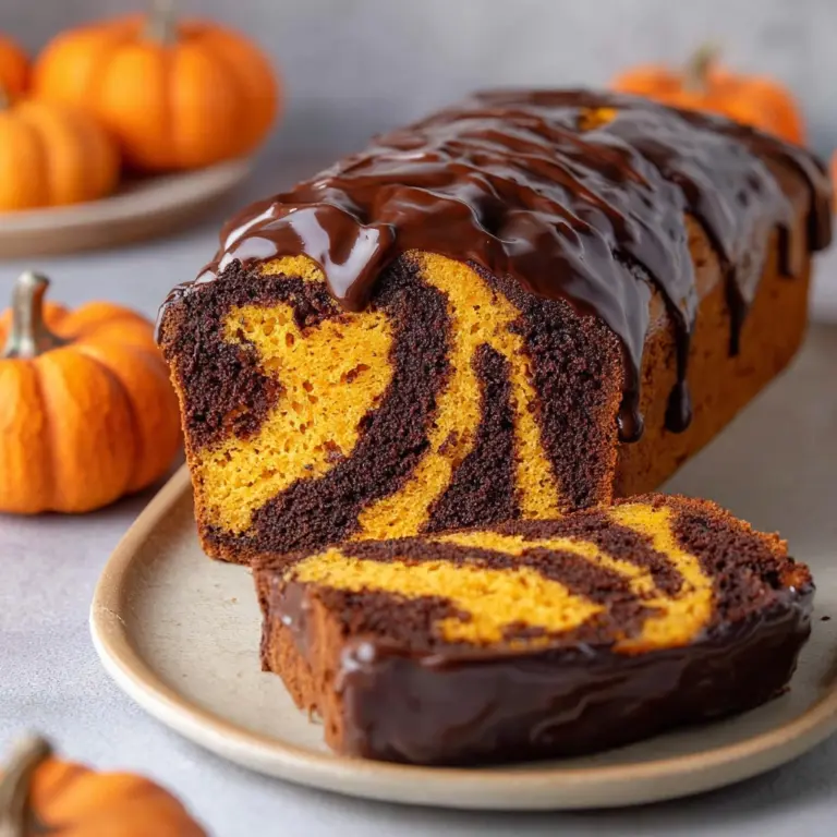 Pumpkin Marble Cake Recipe