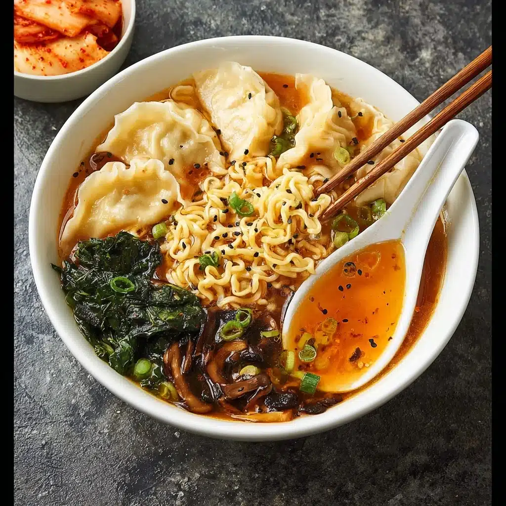 Dumpling Ramen Bowl Recipe