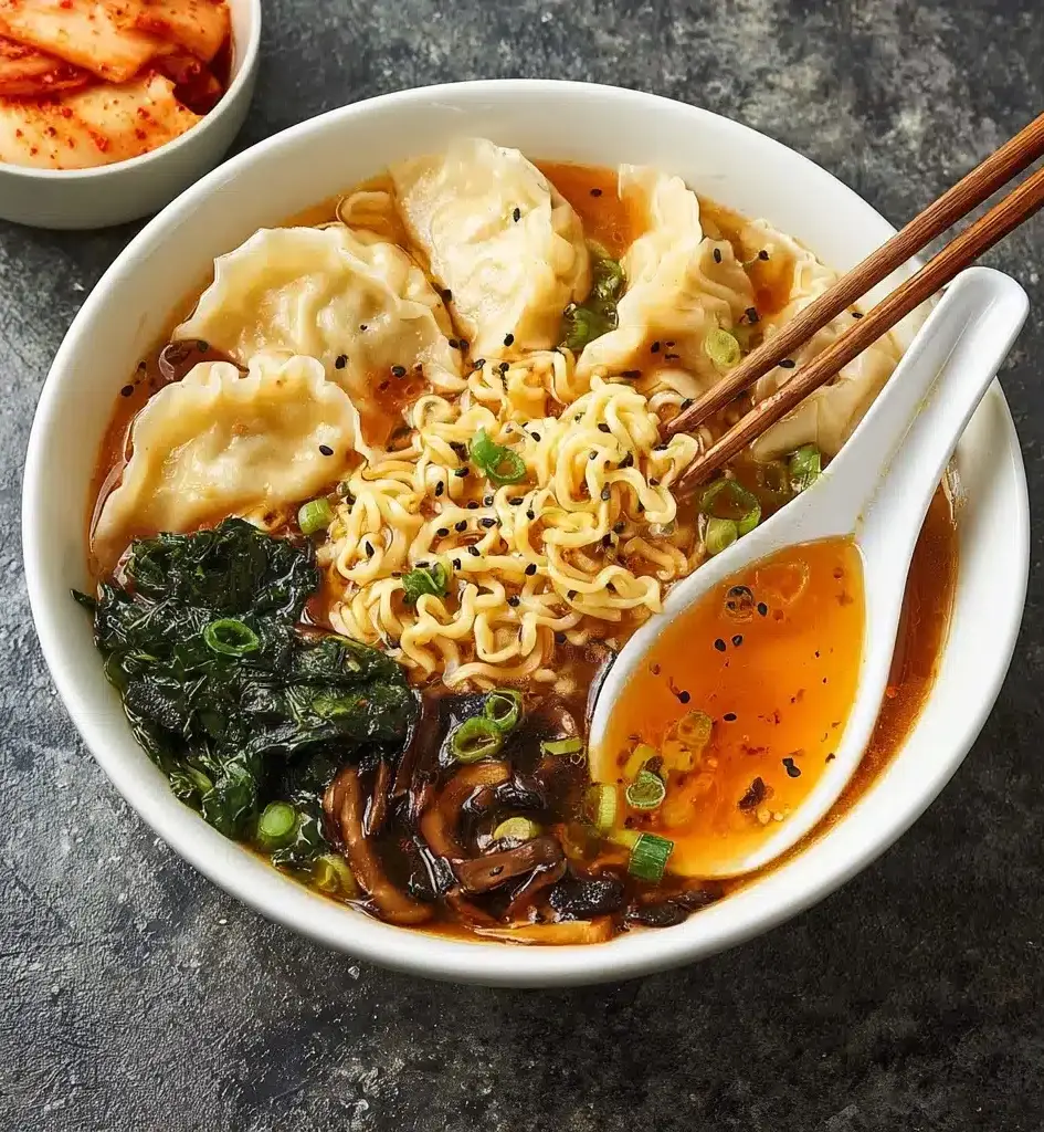 Dumpling Ramen Bowl Recipe