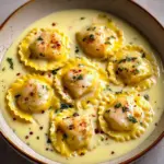 Lobster Ravioli in Lemon Butter Sauce Recipe