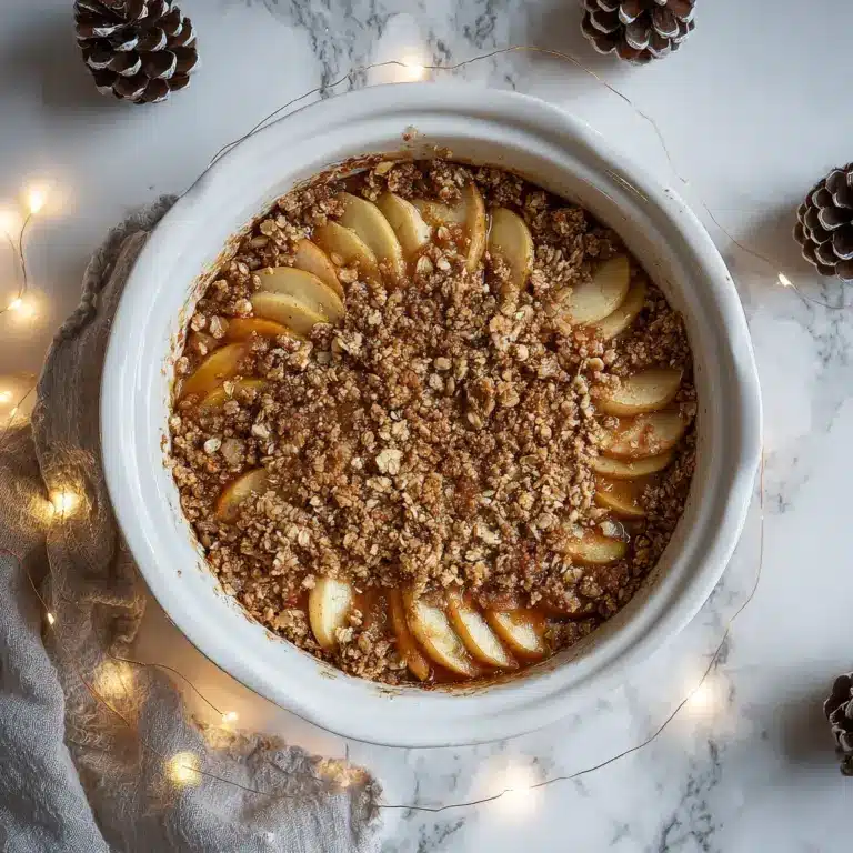 Crockpot Apple Crisp Recipe