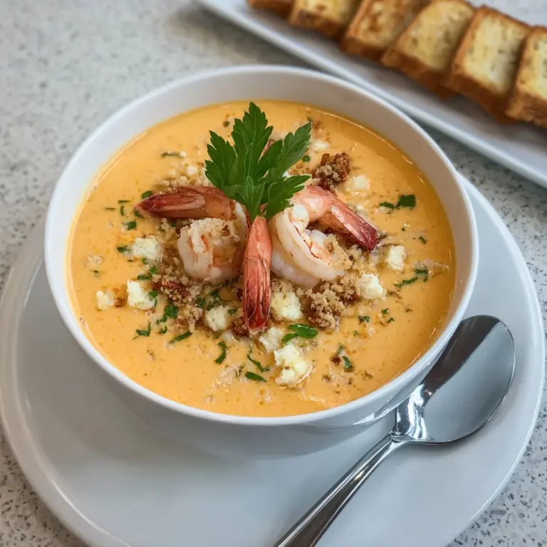 Crab and Shrimp Seafood Bisque Recipe