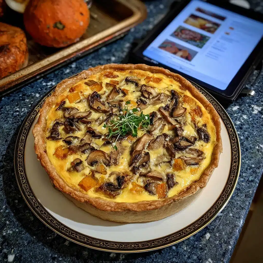 Pumpkin Sage & Mushroom Tart Recipe