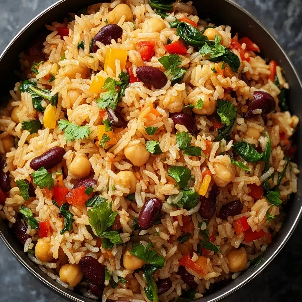 Mediterranean Rice and Beans Recipe