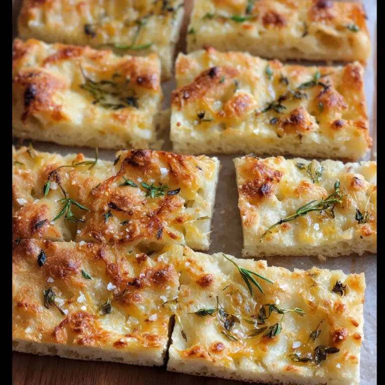 Gruyère & Thyme Italian Focaccia Recipe