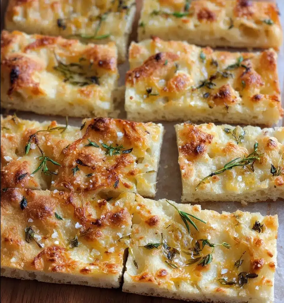 Gruyère & Thyme Italian Focaccia Recipe