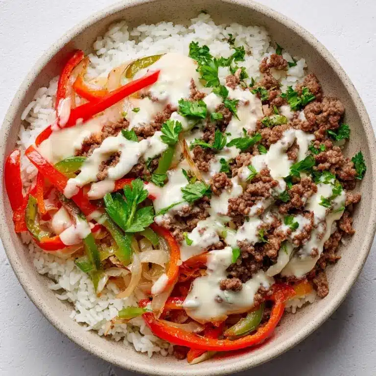 Philly Cheesesteak Bowl Recipe