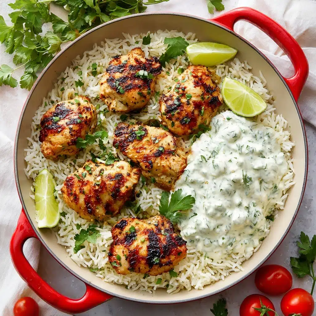 Dump-and-Bake Chicken Tzatziki Recipe - Recipe Image