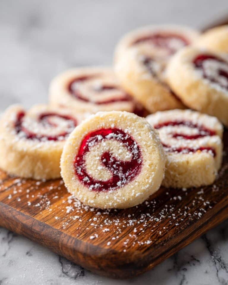 Raspberry Swirl Shortbread Cookies Recipe