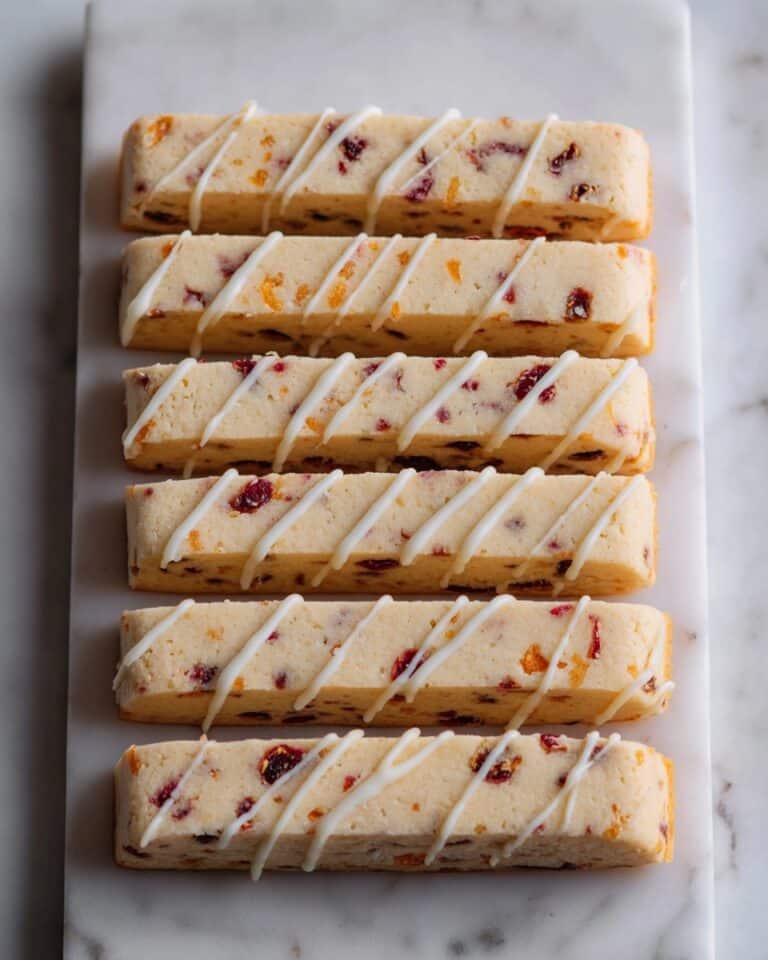 Orange Cranberry Shortbread Cookies Recipe