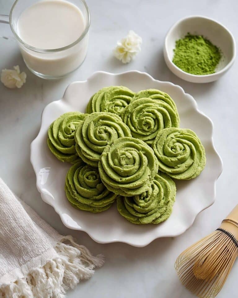 Matcha Butter Cookies Recipe