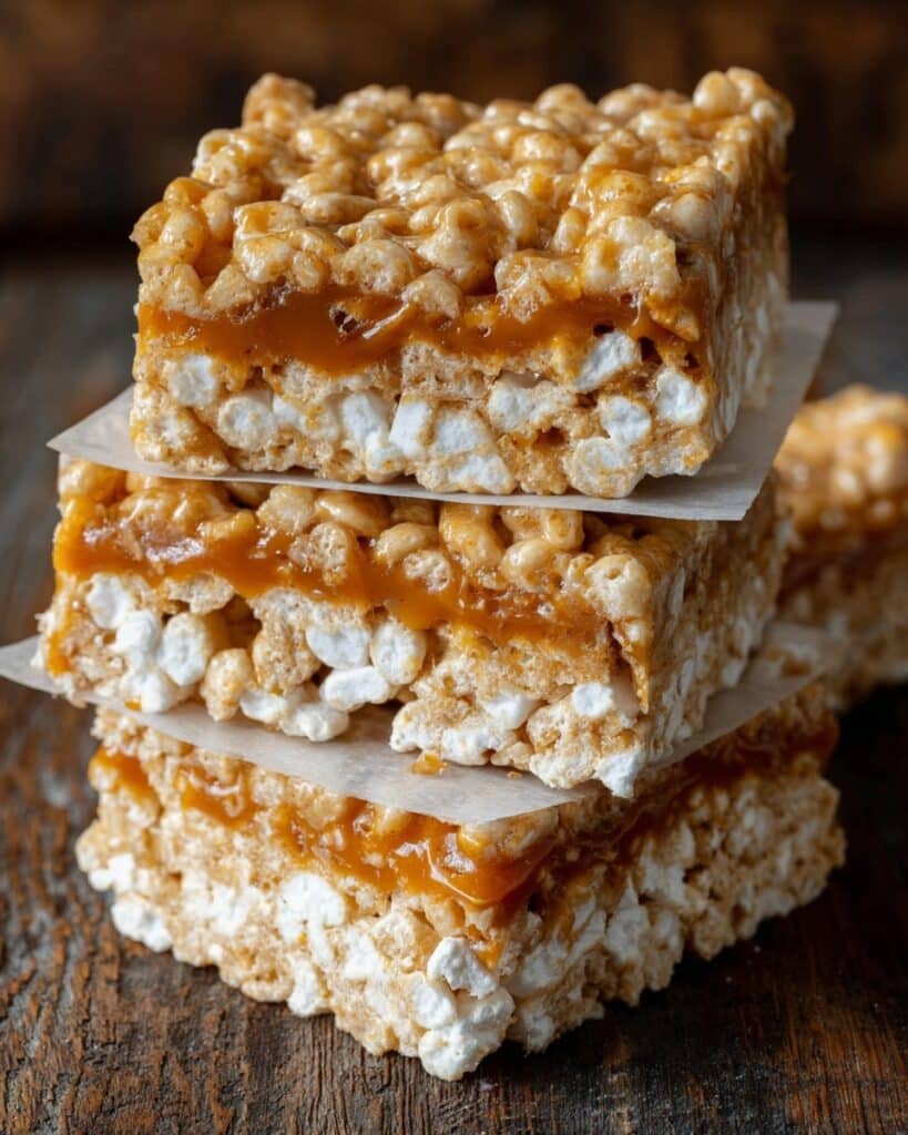 Brown Butter Dulce de Leche Rice Krispie Treats Recipe