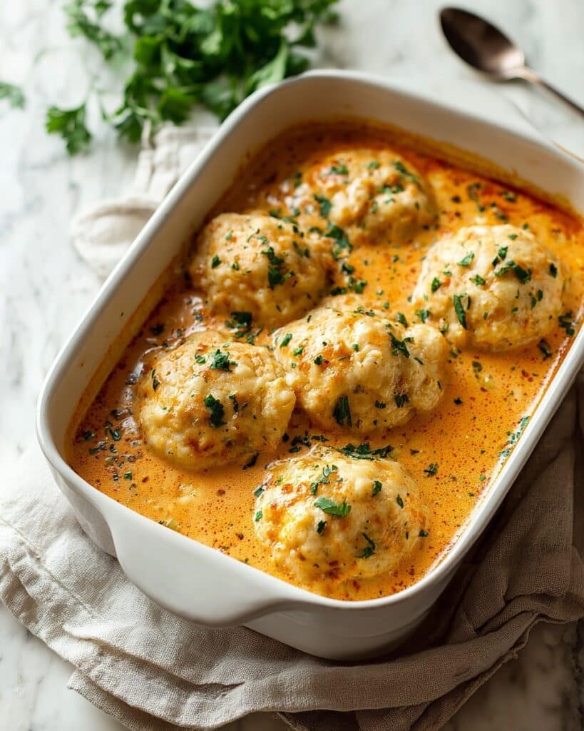Best Tomato Soup with Cheddar Bay Dumplings Recipe