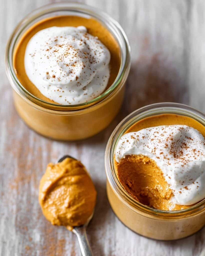 Pumpkin Pot de Crème with Maple Whipped Cream Recipe