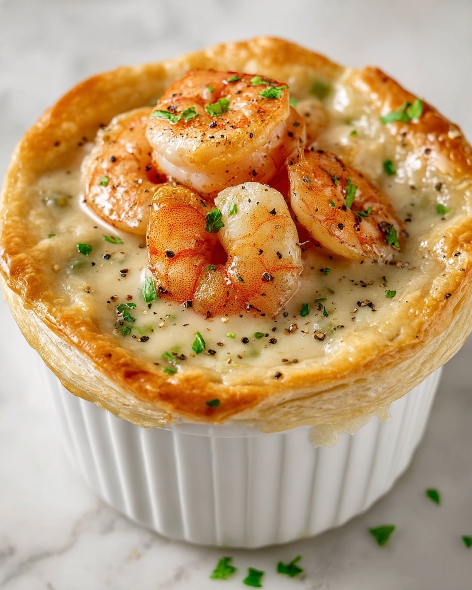 Shrimp & Lobster Cheddar Bay Biscuit Pot Pie Recipe
