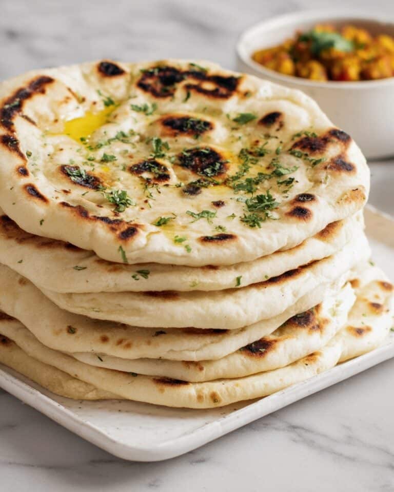 Cottage Cheese Garlic Naan Recipe