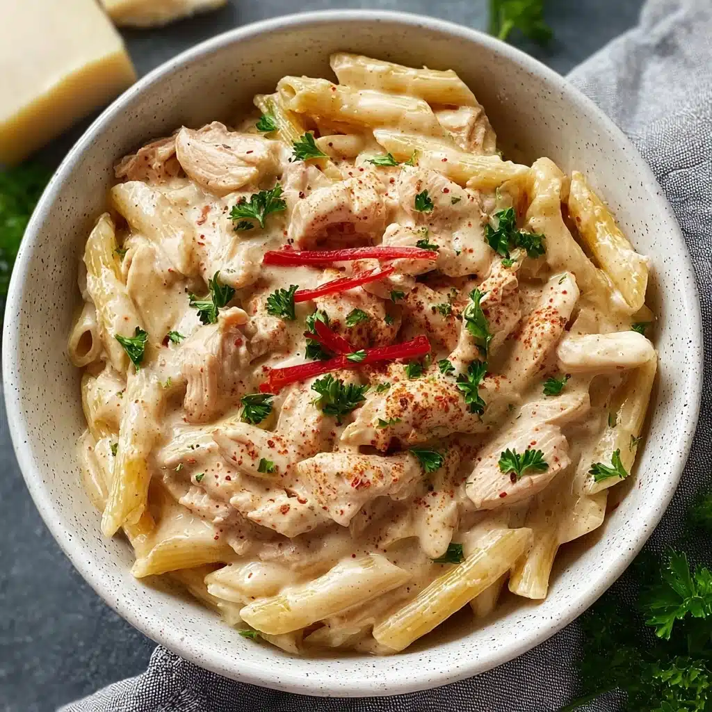 Crock Pot Creamy Cajun Chicken Pasta Recipe - Recipe Image