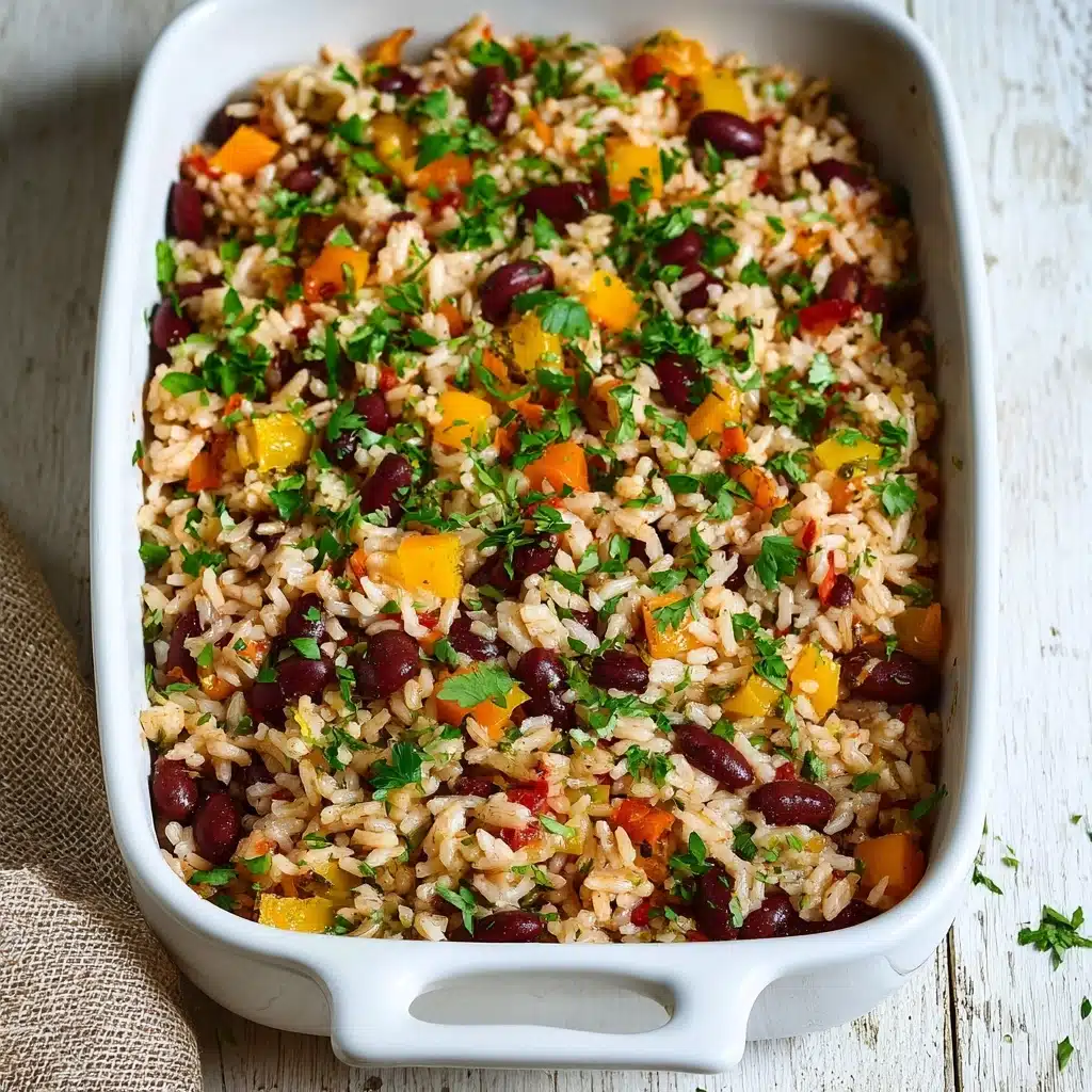 Mediterranean Rice and Beans Recipe - Recipe Image