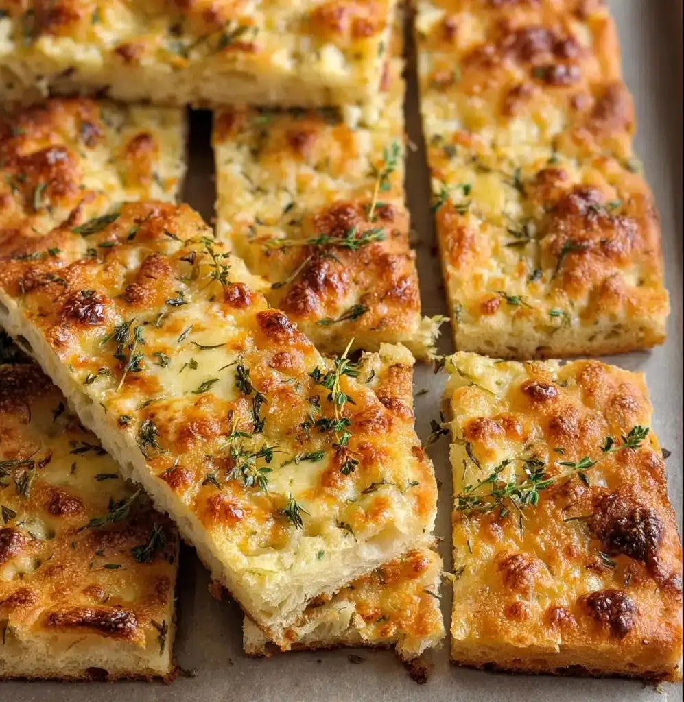Gruyère & Thyme Italian Focaccia Recipe