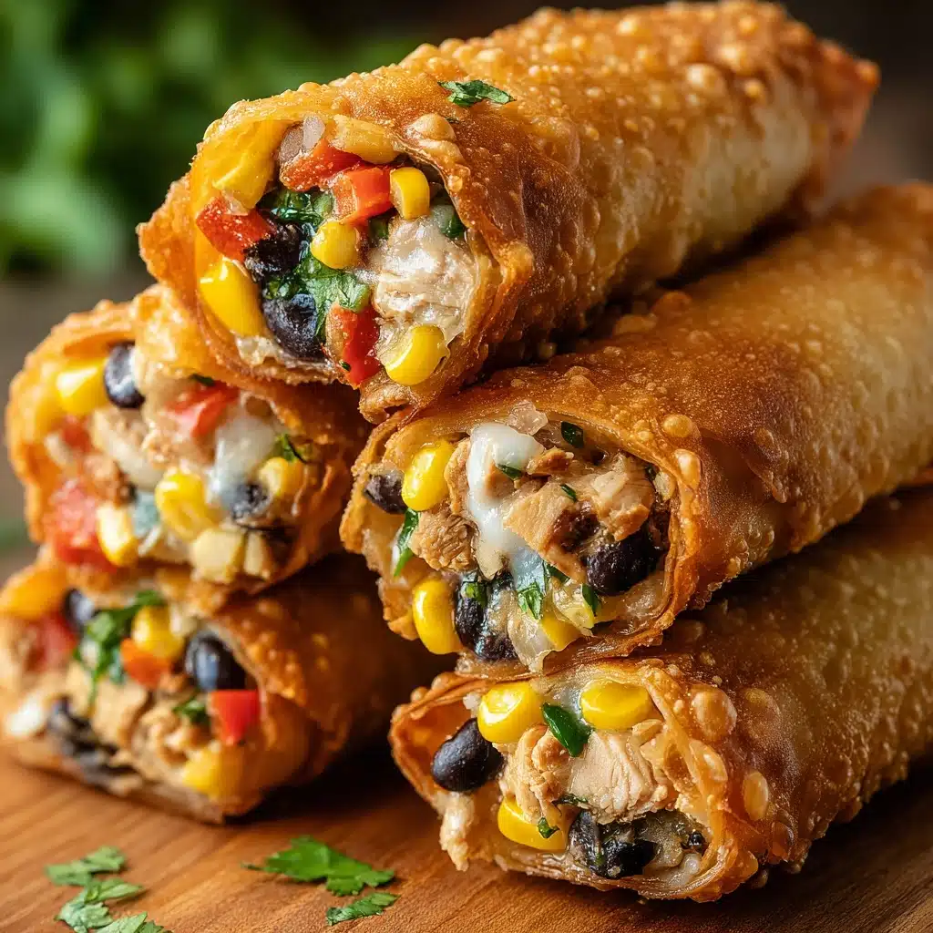 Southwest Chicken Egg Rolls Recipe - Recipe Image