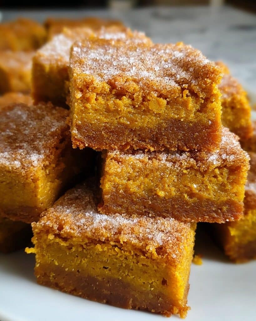 Pumpkin Snickerdoodle Blondies Recipe