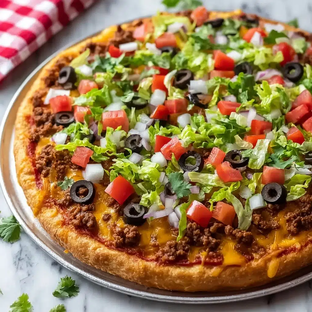 Taco Pizza Recipe - Recipe Image