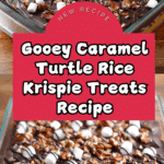 Caramel Turtle Rice Krispie Treats Recipe
