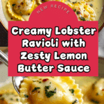 Lobster Ravioli in Lemon Butter Sauce Recipe