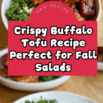 Crispy Buffalo Tofu with Caesar Salad Recipe