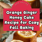 Orange Ginger Honey Cakes Recipe