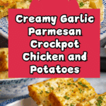 Garlic Parmesan Crockpot Chicken and Potatoes Recipe