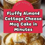 Fluffy Almond Cottage Cheese Mug Cake Recipe