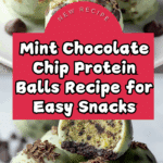 Mint Chocolate Chip Protein Balls Recipe