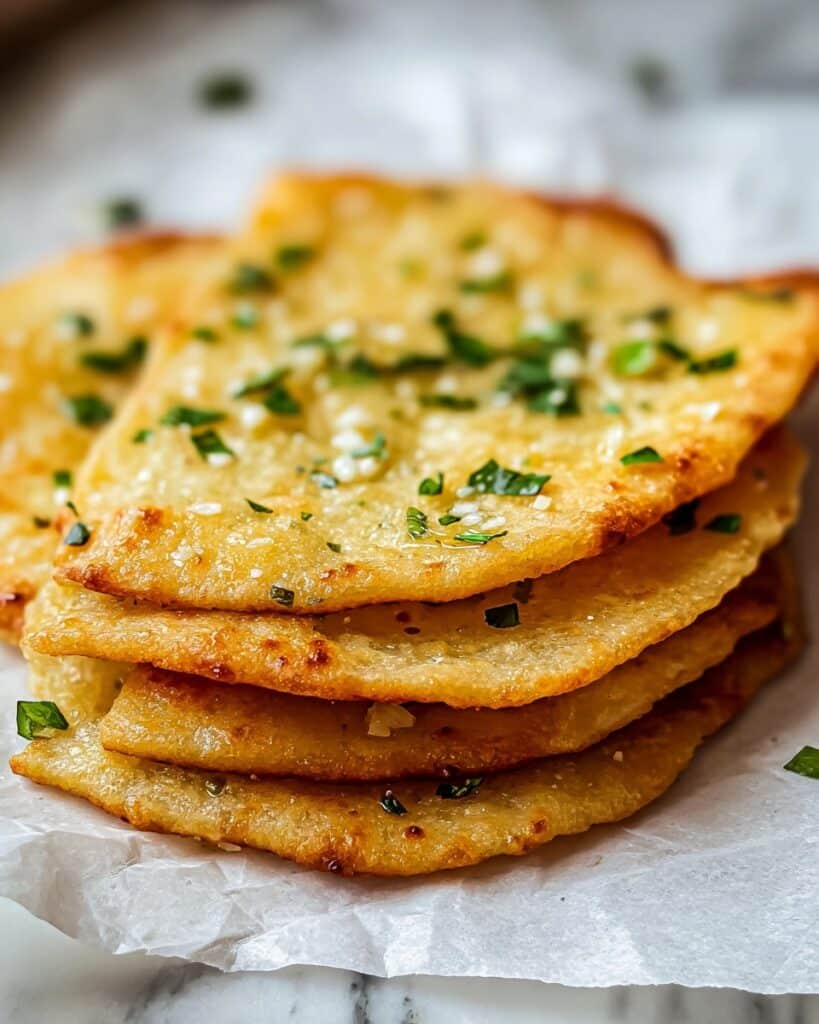 Garlic Keto Flatbread Recipe