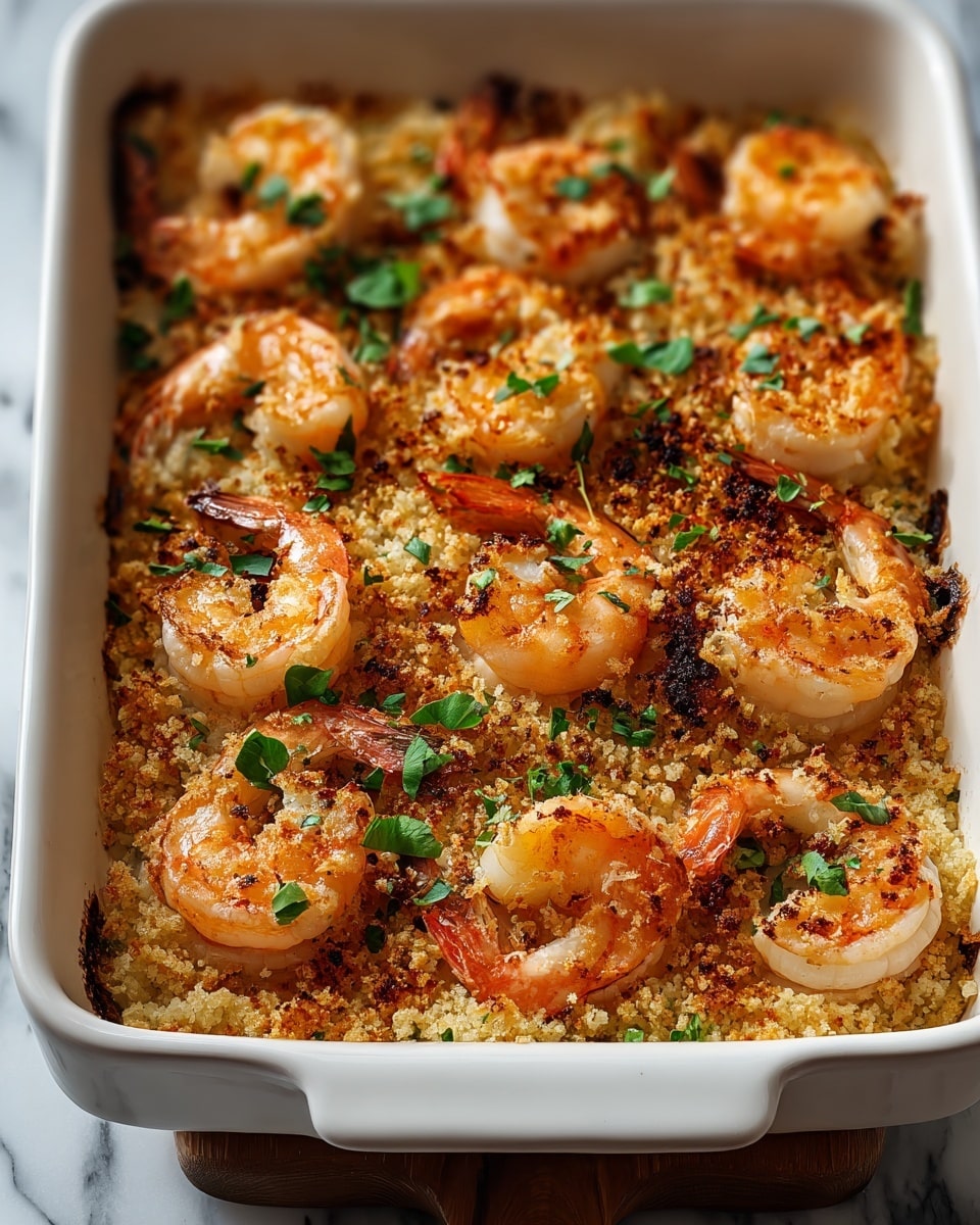 Baked Stuffed Shrimp Casserole Recipe