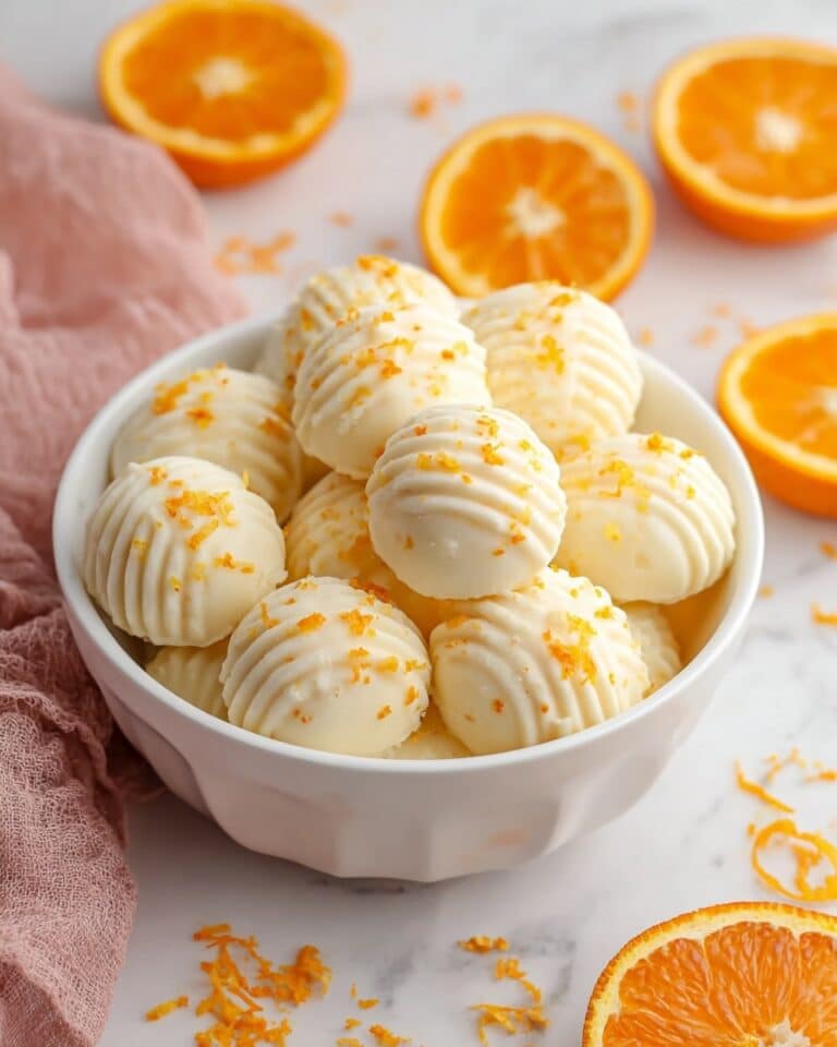 Sweet Orange Cream Cheese Mints Recipe