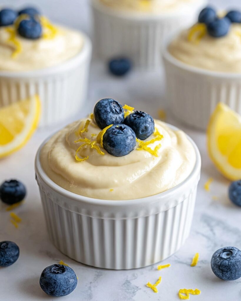 High-Protein Cottage Cheese Lemon Mousse Recipe